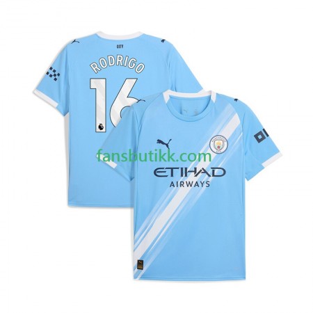 Fotballdrakt Manchester City Rodrigo Hernandez 16 Hjemmetrøye 2025-2026 Kortermet